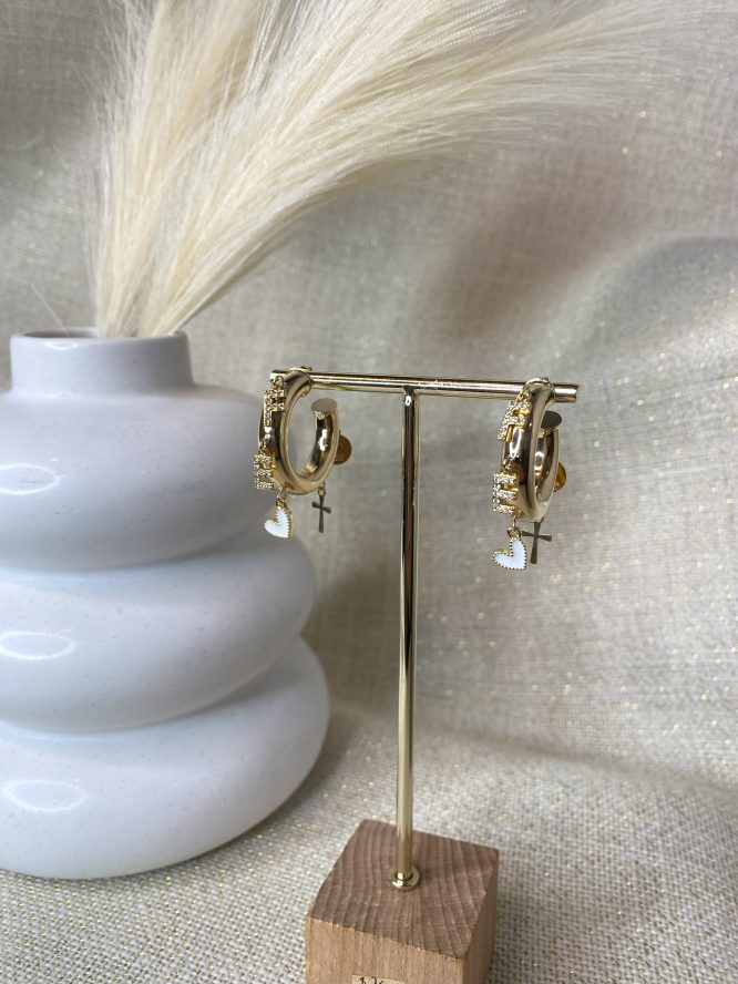 Faith, Love & Hope Earring - Image 5
