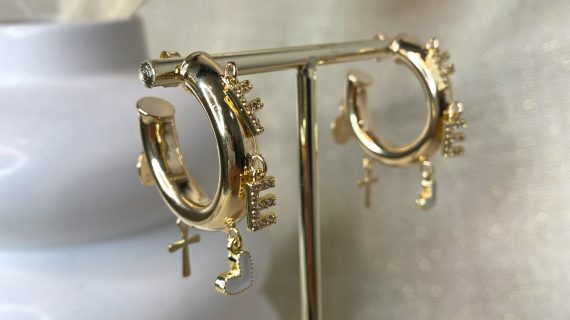 Faith, Love & Hope Earring