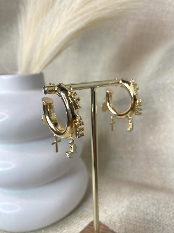 Faith, Love & Hope Earring