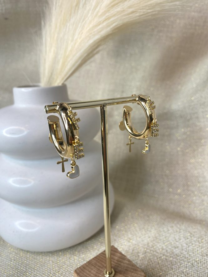 Faith, Love & Hope Earring - Image 2