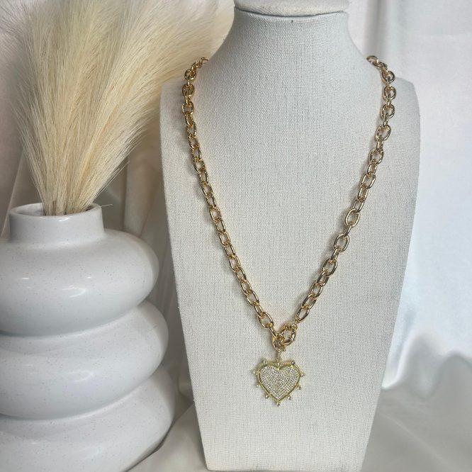 3 in 1 Heart Necklace - Image 3