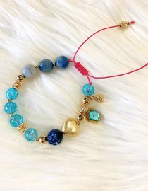 blue agate bracelet