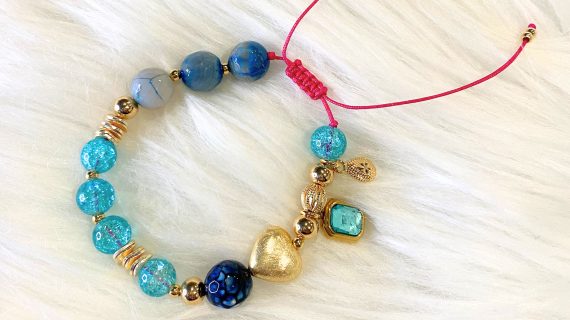 blue agate bracelet