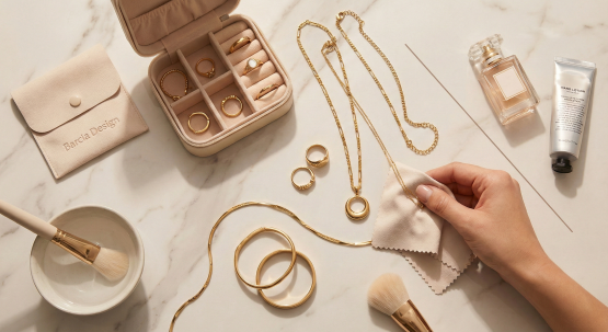 18k gold plated jewelry care