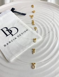 initial letter necklace