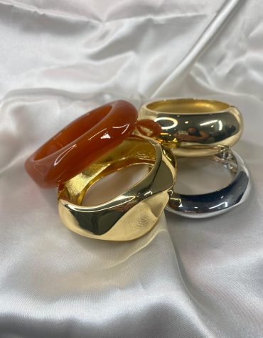 Modern Abstract Geo Bangle