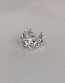 Stainless Steel Star Ring