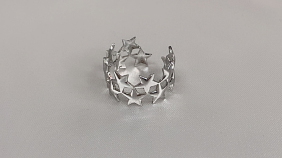Stainless Steel Star Ring