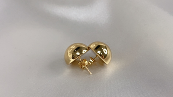 Stainless Steel Balli Earrings