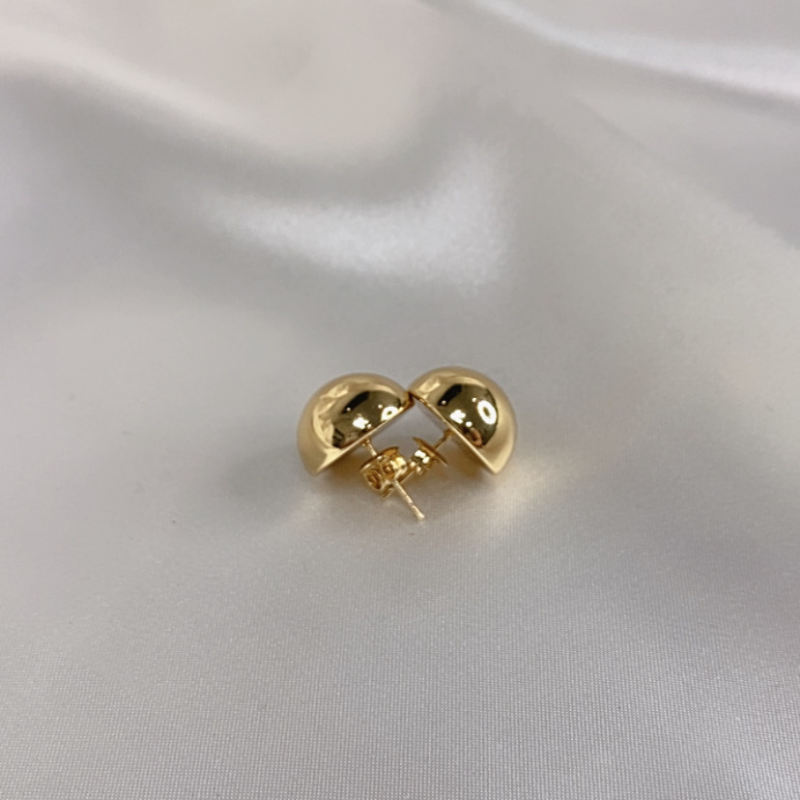 Stainless Steel Balli Earrings